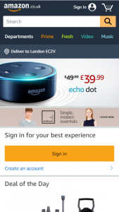 Amazon number one for mobile user experience